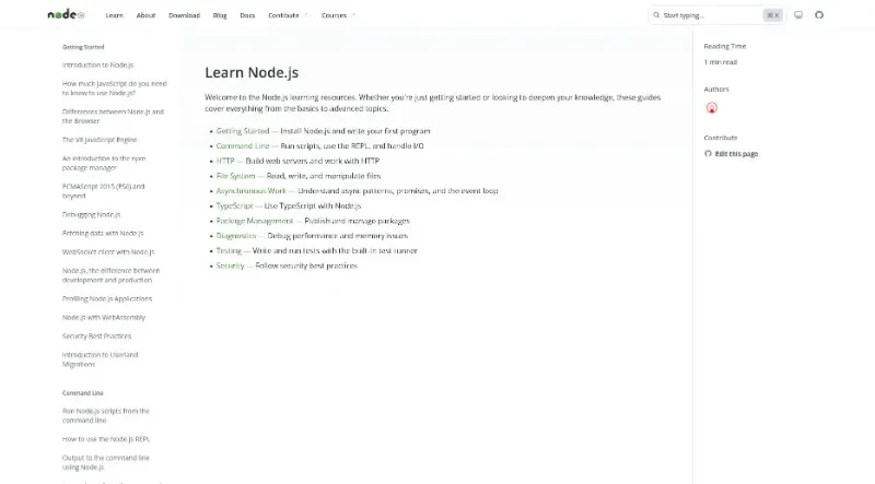 NodeJS Dev