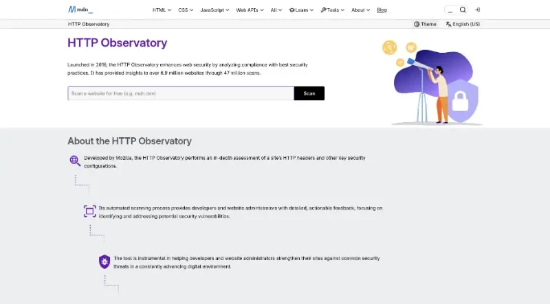 Observatory by Mozilla