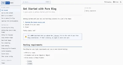 Pure Blog