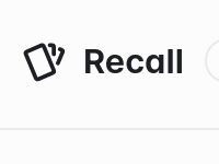 Recall