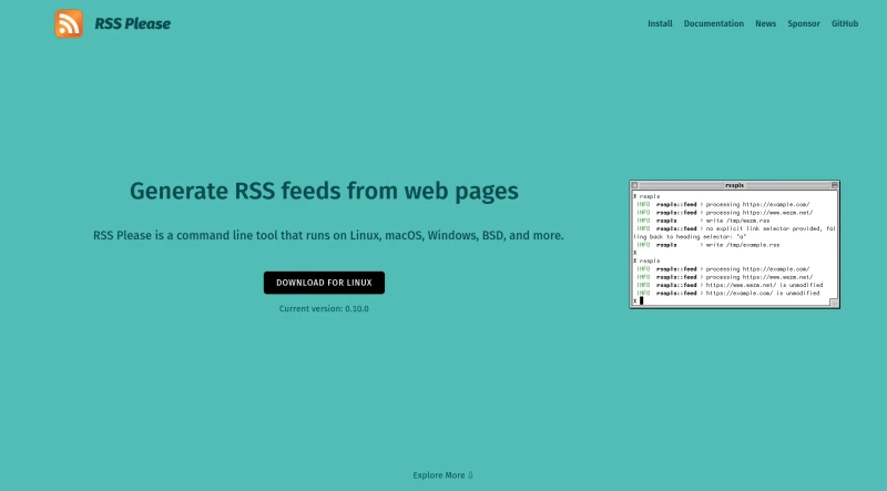 RSS Please