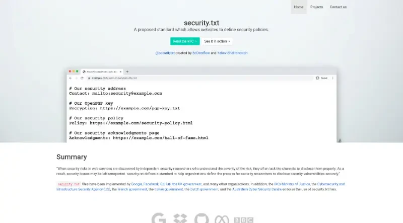 security.txt