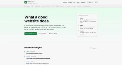 Specification Website