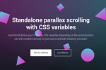 Standalone parallax scrolling with CSS variables