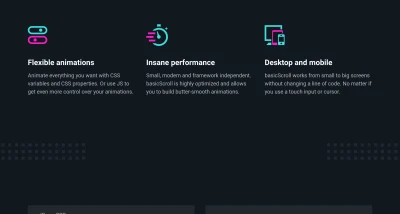 Standalone parallax scrolling with CSS variables