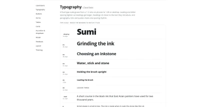 Sumi CSS
