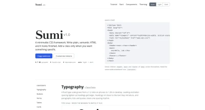 Sumi CSS
