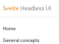 Svelte Headless UI