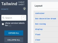 Tailwind CSS cheat-sheet
