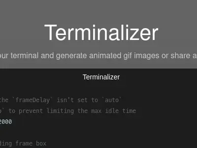 Terminalizer