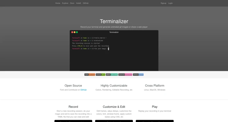Terminalizer