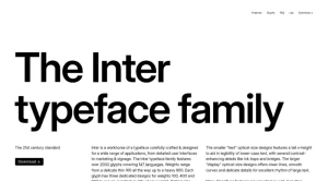 The Inter font family
