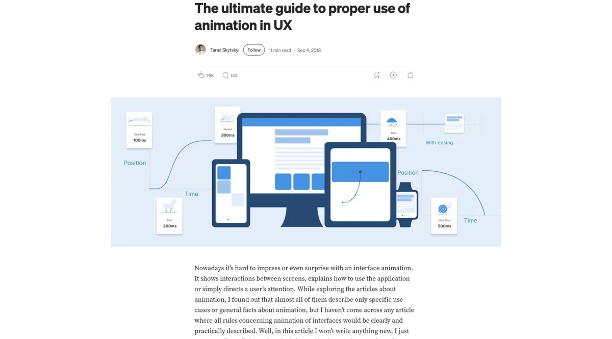 The ultimate guide to proper use of animation in UX
