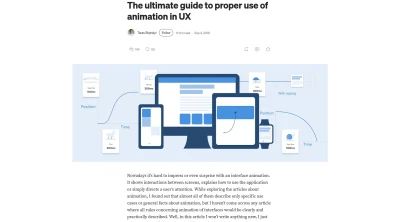 The ultimate guide to proper use of animation in UX