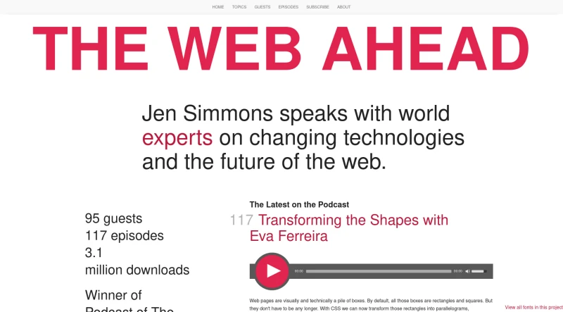 The Web Ahead