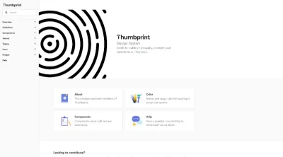 Thumbprint Design System