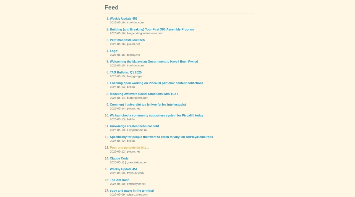 TinyFeed