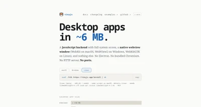 Tinyjs