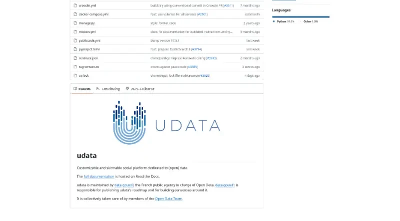 Udata