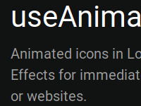 useAnimations