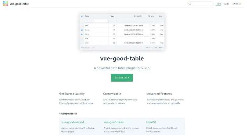 Vue-good-table