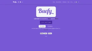 Vue.js + Bulma = Buefy