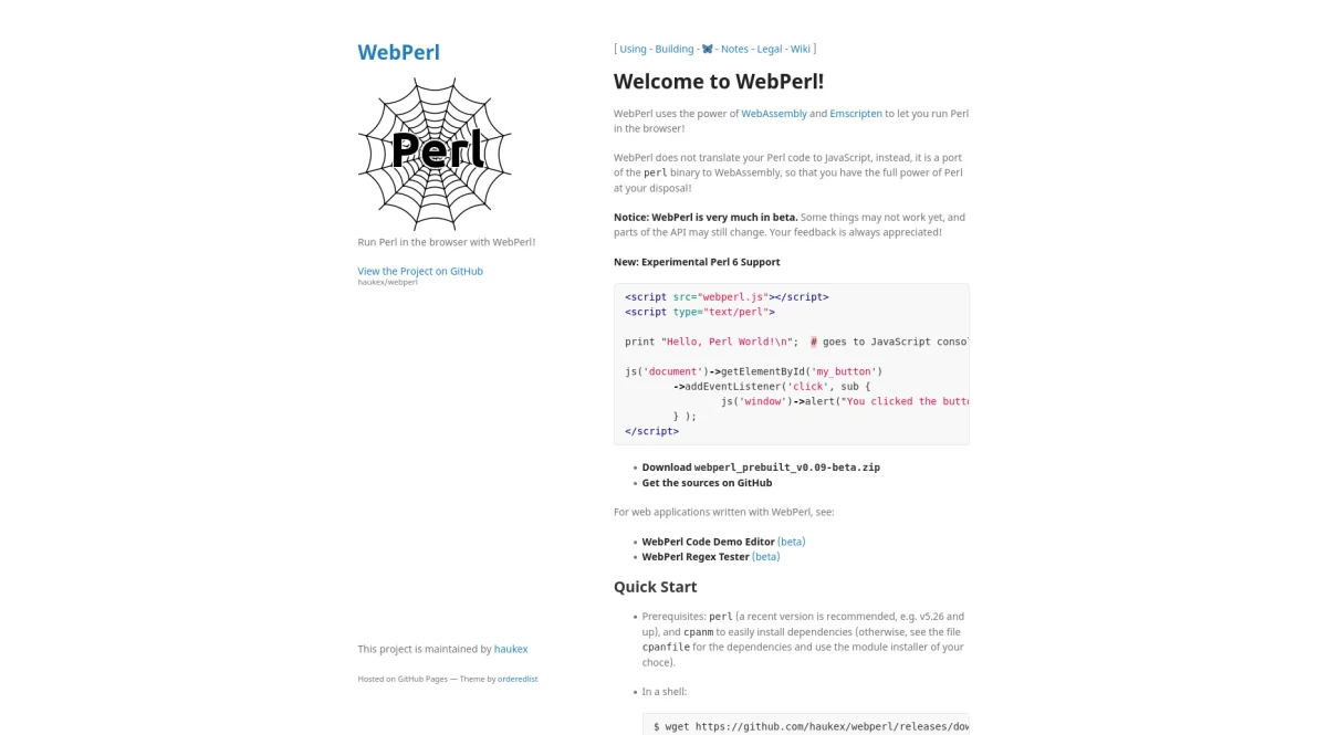 WebPerl