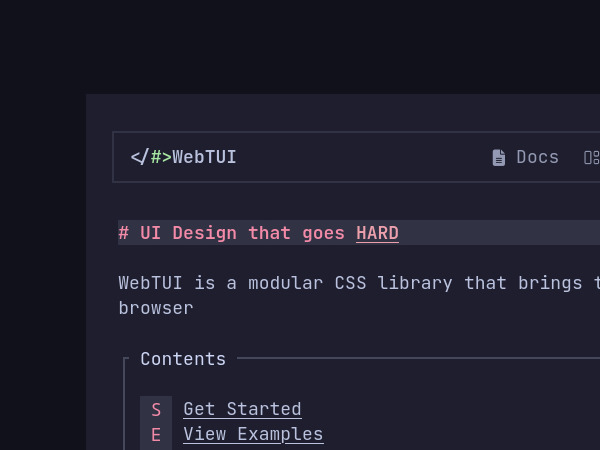 Webtui