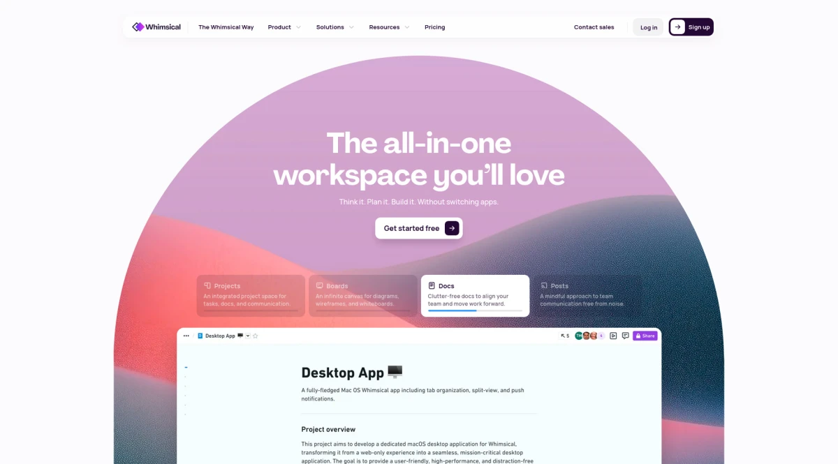 Whimsical help you collaborate on your ideas visually