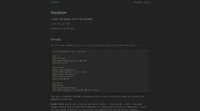 Zeroform